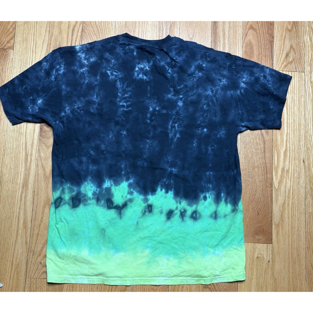 Jimi Hendrix Liquid Blue Shirt Mens XL Tie Dye Cotton Top Graphic Psychodelic - Picture 4 of 7